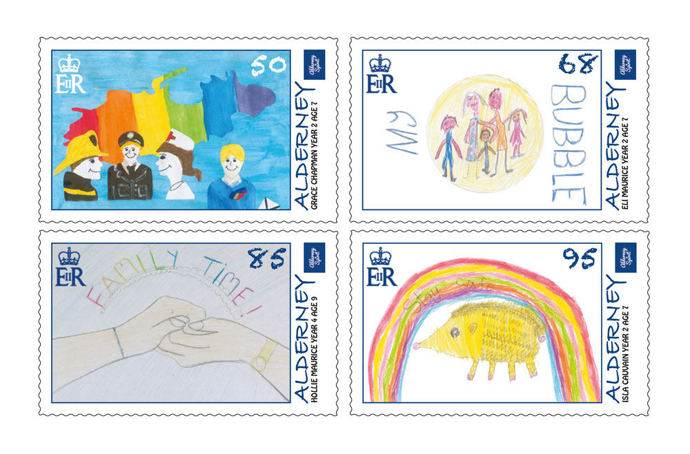 Set of 4 Stamps